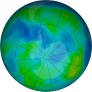 Antarctic ozone map for 2024-04-30